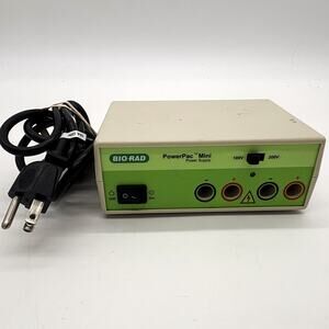 Bio-Rad PowerPac Mini Power Supply 100-240V Lot 1210 60W Biology Lab School USA